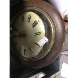 A 19th century Post Office wall clock by J H Reichle,