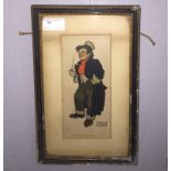 A woodblock print after Will Owens: 'The Artful Dodger',