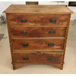 A four drawer chest of drawers