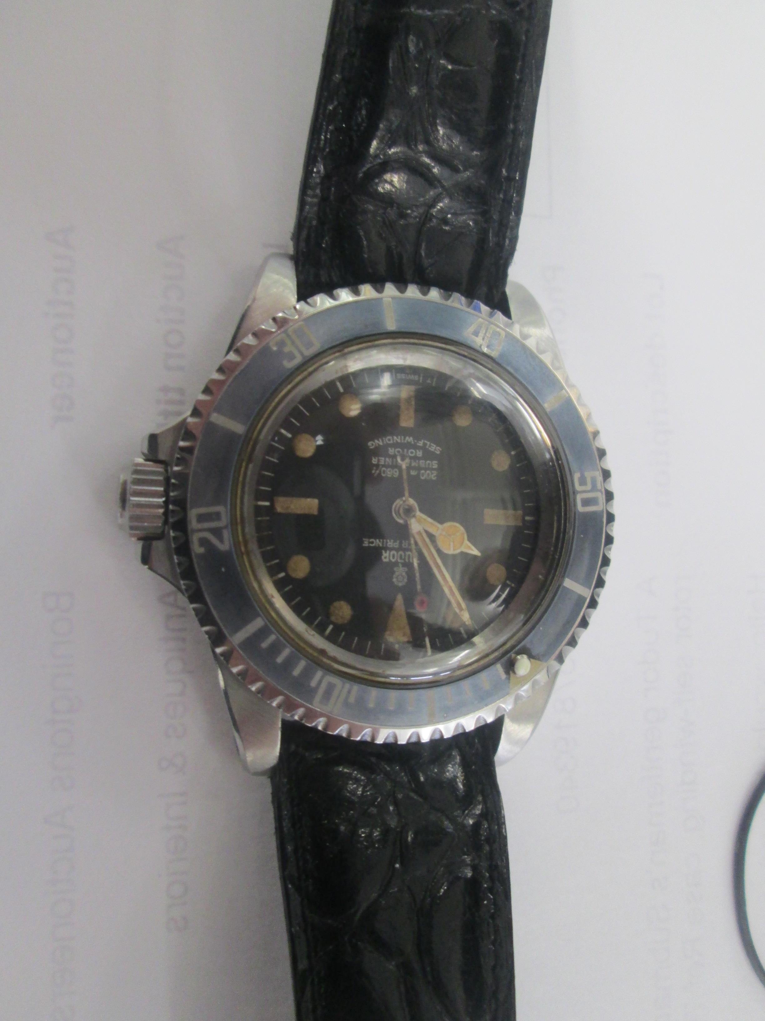 A Tudor gentleman's Submariner watch: rotor self-winding, - Image 7 of 17