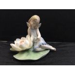 A Lladro figure 'Lillypad of Love',