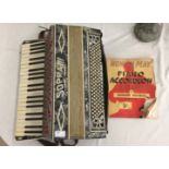 A Soprani Three accordion;