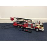 A New Bright battery-operated fire engine