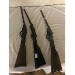 Three vintage air rifles