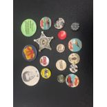 A quantity of 1960s/70s badges to inc PIL, Wild Youth,