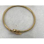 An Indian gold bangle