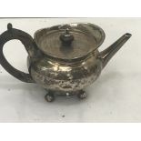 A William IV hallmarked silver teapot (1832)