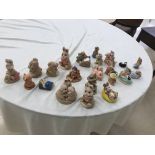 A quantity of ceramic rabbits to inc Pendelfin and Moorcraft