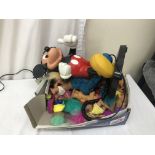 A Tyco Mickey Mouse telephone;