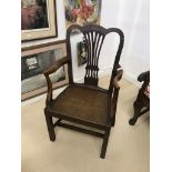 An 18th century country chair