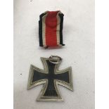 A WWII 2nd Class Iron Cross and ribbon