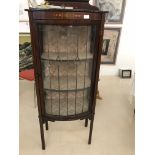 An Edwardian mahogany display cabinet