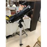 A Celestron C6-N telescope with spare optics stand etc