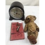 A Merrythought bear; together with a Scouting book,