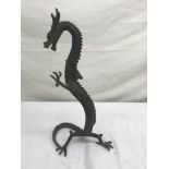A bronze Oriental dragon