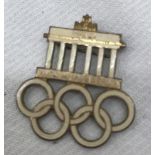 A 1936 Olympics Badge