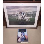 A Desert Orchid print 'Grey Day': Cheltenham Gold Cup 89;