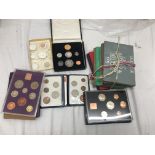 A quantity of proof coin sets: US & Canada