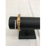 A 9ct fancy link bracelet