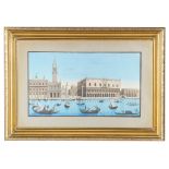 Italian School (19th century): View of St Mark's Square, Venice, gouache, H 18.5 x W 33 cm.