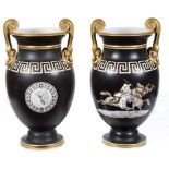 Two Pairs of Decorative Volute Kraters: 19th century,