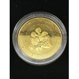 A cased Cook Islands gold 2 Dollars