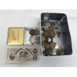 A quantity of coins to inc pre-47, US,