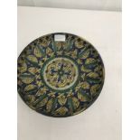 A 19th century Islamic charger with geometric designs