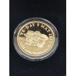 1995: a 25 Crown gold coin: Turks & Caicos