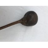 A knobkerrie, Irish made from blackthorn,