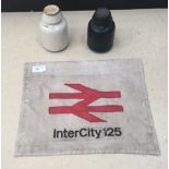 A Intercity train flag with LNER GWR telegraph insulators