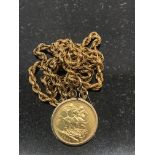 An 1880 sovereign on chain