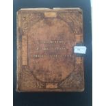 A 19th century leatherbound book entitled 'Contributions of the Epping Literary Association',