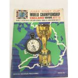 A 1966 World Cup Programme;