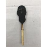 An ophthalmoscope, non-luminous type, in fitted case with ivory handle made by Down Bros,