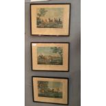 Three colour prints of 19th century French horse-related themes,