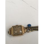 An 18ct ladies 1930s wristwatch