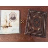 Two Victorian photograph albums of portrait subjects,