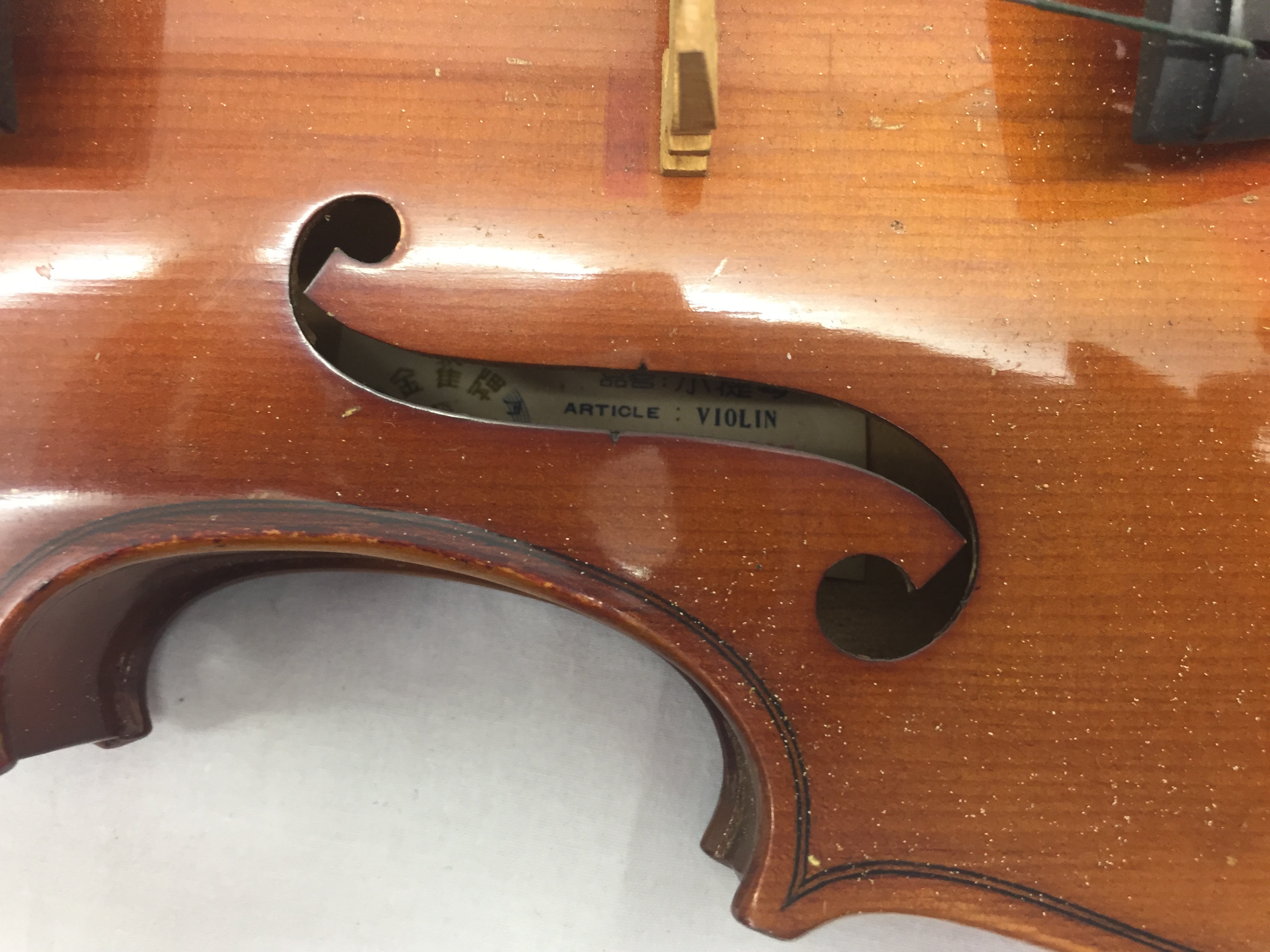 A vintage Chinese violin - Image 12 of 18