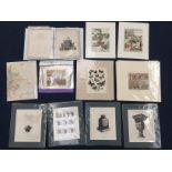 An extensive collection of unframed antiquarian prints of various subjects,