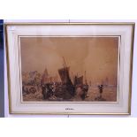 A 19th century seascape watercolour, signed 'A McArthur',