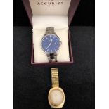 A large Accurist gentleman's watch;