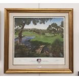 A hand-signed Seve Ballesteros print,