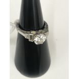 An 18ct diamond solitaire approx 1.02ct stone: 1.