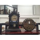 A mantel clock;