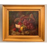 Henry Baldwin (19th/20th century): Still life, oil on canvas, signed,