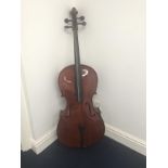 A 20th century mahogany cello