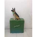 A Beswick fireside german shepherd