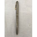 Cased Sterling Silver Shaeffer pen