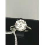 A large CZ dress solitaire